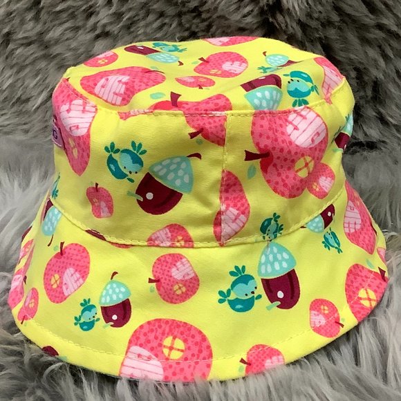Snug As A Bug | Kid's Apple Orchard Summer Hat | Yellow | Various Sizes - Picture 3 of 4